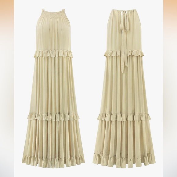 Ruffle Maxi Dress - Picture 4 of 10